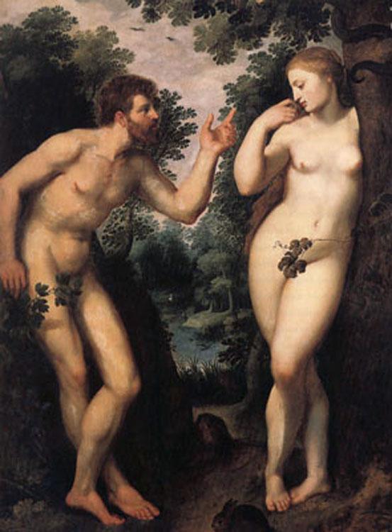 Peter Paul Rubens Adam and Eve (mk01) oil painting picture